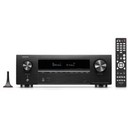 Amplituner DENON AVR-X1800H Czarny 7.2-kanałowy,  8K,dźwięk 3D, Dolby Atmos, DTS:X, BT, AirPlay2, Wi-Fi, Multiroom HEOS