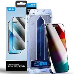 Szkło hartowane ROCK Anti Spy do Apple iPhone 15 Pro Privacy