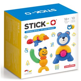 Klocki magnetyczne MAGFORMERS Stick-O Z niedźwiedziem 005-902009