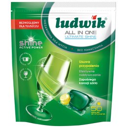 Kapsułki do zmywarek LUDWIK All In One Ultimate Shine 