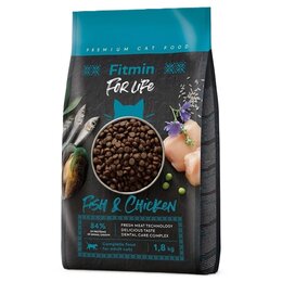 Karma dla kota FITMIN For Life Ryba i kurczak 1.8 kg