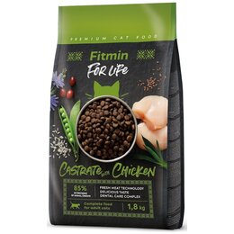 Karma dla kota FITMIN Cat For Life Castrate Kurczak 1.8 kg