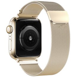 Pasek TECH-PROTECT MilaneseBand do Apple Watch 6/7/8/9/10/SE/Ultra 1/2 (44/45/46/49mm) Jasnobeżowy