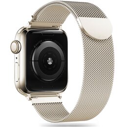 Pasek TECH-PROTECT MilaneseBand do Apple Watch 4/5/6/7/8/9/SE (38/40/41mm) Jasnobeżowy
