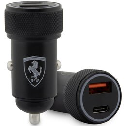 Ładowarka samochodowa FERRARI Fast Charge 20W Czarny