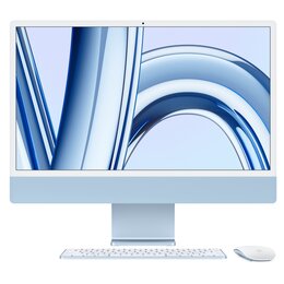 Komputer APPLE iMac 24 4k 23.5" Retina M3 10R GPU 8GB RAM 256GB SSD macOS Niebieski