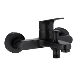 Bateria wannowa natynkowa KFA ARMATURA Otava 5554-010-81 Czarny mat
