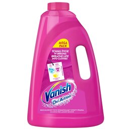 Odplamiacz do prania VANISH Oxi Action Różowy 3000 ml