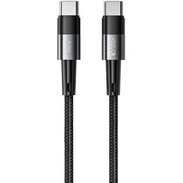 Kabel USB-C - USB-C TECH-PROTECT UltraBoost 100W 1 m Czarny