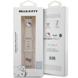 Pasek HELLO KITTY do Apple Watch 38/40/41mm Beżowy