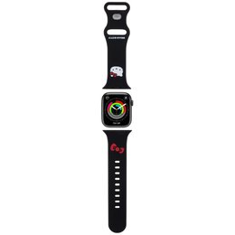 Pasek HELLO KITTY do Apple Watch 38/40/41mm Czarny