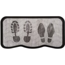 Ociekacz MULTIDECOR Footprints Szary 38 x 75 cm