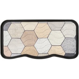 Ociekacz MULTIDECOR Hexagon Stones Wielokolorowy 38 x 75 cm