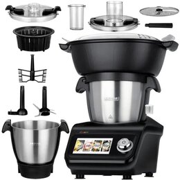 Wielofunkcyjny robot kuchenny ICOOOK MRK-28 1300W z wagą i funkcją gotowania (2 MISY W ZESTAWIE)