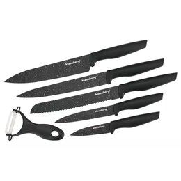 Zestaw noży z obieraczką KLAUSBERG KB-7613 (6 elementów)
