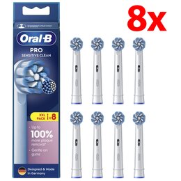 Oryginalna końcówka szczoteczki ORAL-B Sensitive Clean (8 szt.) (Delikatne czyszczenie)