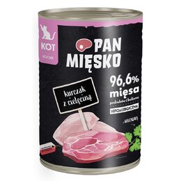 Karma dla kota PAN MIĘSKO Kurczak z cielęciną