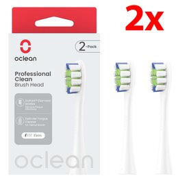 Oryginalna końcówka szczoteczki OCLEAN Professional Clean Biały (2 szt.)