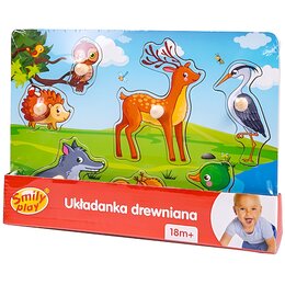 Układanka SMILY PLAY Las SPW83611 (7 elementów)