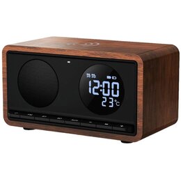 Radiobudzik MANTA Rimini RDI912B Czarny ładowanie indukcyjne telefonu