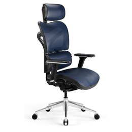 Fotel DIABLO CHAIRS V-Commander Czarno-niebieski