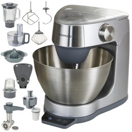 Robot kuchenny planetarny KENWOOD KHC29A.X0SI Prospero+ 1000W z wagą, maszynką do mięsa i blenderem kielichowym