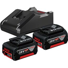 Zestaw akumulatorów BOSCH GBA 18V 2 x 4.0Ah + ładowarka GAL 18V-40