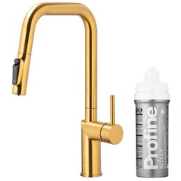 Bateria kuchenna KFA z filtrem SILVER S DUERO PURE STYLE PULL-OUT 6623-314-31 Złoto