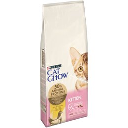 Karma dla kota CAT CHOW Kitten Bogata w kurczaka 1.5 kg