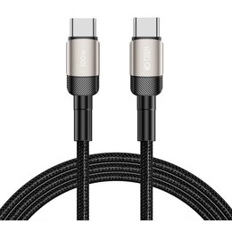 Kabel USB-C - USB-C TECH-PROTECT UltraBoost EVO PD100W/5A 2 m Czarno-beżowy