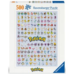 Puzzle RAVENSBURGER Pokémon Postacie 12000511 (500 elementów)