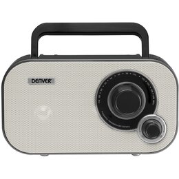 Radio DENVER TR-51 Analogowe Przenośne Biało-czarny