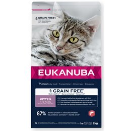 Karma dla kota EUKANUBA Grain Free Kitten Łosoś 2 kg
