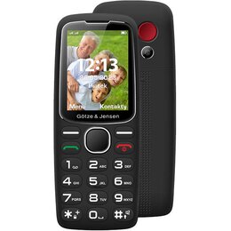Telefon GÖTZE & JENSEN GFE303 Czarny