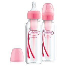 Butelka DR BROWNS Standard Options+ 250 ml (2 szt.) Różowy