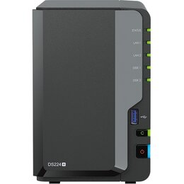 Serwer plików SYNOLOGY DiskStation DS224+ 24TB (2x12TB), 2GB RAM