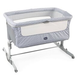 Łóżeczko dostawne CHICCO Next2Me Dream Silver Srebrny