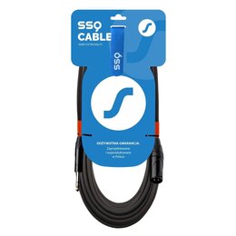 Kabel SSQ JSXM10 Event Jack stereo 6.3 mm - XLR męski 10 m