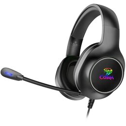 Słuchawki COBRA CR750RGB Nauszne Czarny