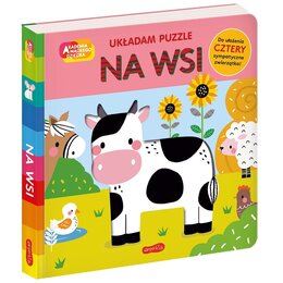 Książka Akademia mądrego dziecka Układam puzzle Na wsi Rebecca Weerasekera (twarda okładka)