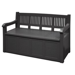 Ławka ogrodowa PROGARDEN 280L Antracytowy
