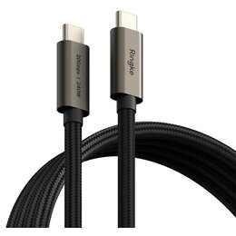 Kabel USB-C - USB-C RINGKE USB 3.2 Gen PD240W 1 m Czarny