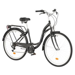 Rower miejski DAWSTAR Citybike S7B 28 cali damski Czarny 2024