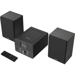 Wieża TECHNISAT Classic 700 Czarna, Odtw.CD, Bluetooth, Tuner FM z pamięcią stacji, Budzik, Wyjście słuchawkowe