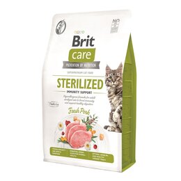 Karma dla kota BRIT CARE Grain Free Sterilized Immunity Support z wieprzowiną 400 g