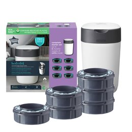 Kosz na pieluchy TOMMEE TIPPEE Twist Click TTP85201903 + 6 wkładów
