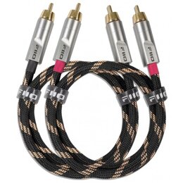 Kabel 2x RCA - 2x RCA FIIO 0.8 m
