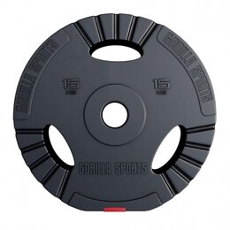 Obciążenie GORILLA SPORTS Olympia Grip (15 kg)