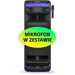 Power Audio SONY ULT TOWER 10, BT, Bezprzewodowy mikrofon w zestawie, Wejście mikrofonowe i gitarowe, Wejście USB