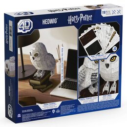Puzzle 3D SPIN MASTER Sowa Hedwiga Buld (118 elementów)